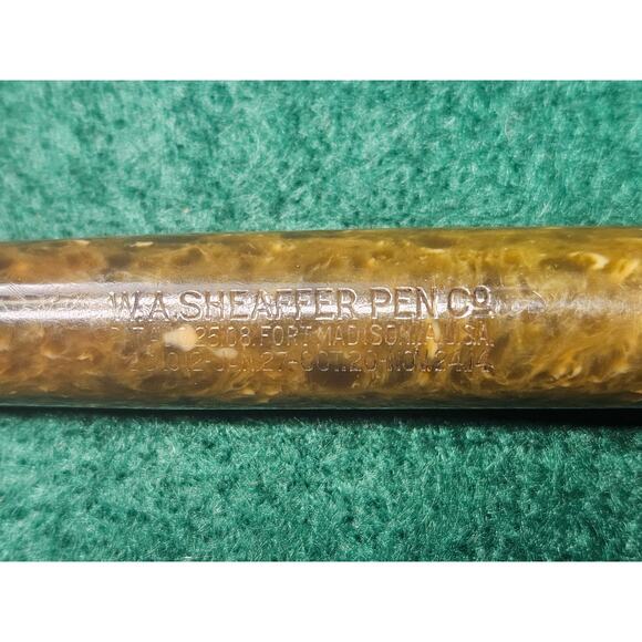 Sheafer senior flat top fountain pen in  Jade - Picture 9 of 10